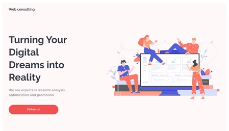 Web Consulting Website Template