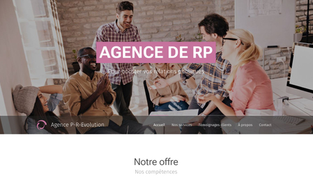 Modèle : Agence de RP