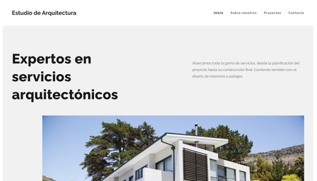 Plantilla de estudio de arquitectura