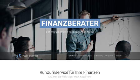 Vorlage für Finanzberatung