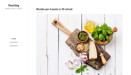 Modello - Blog di cucina