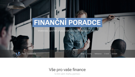 Šablona: Finanční poradce