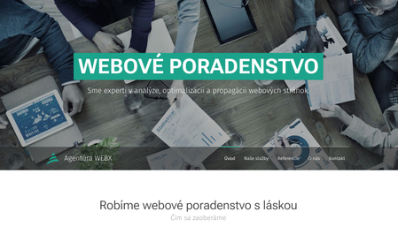 Šablóna Webové poradenstvo