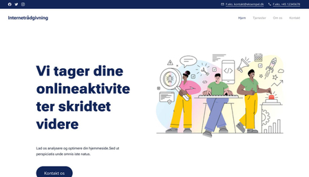 Skabelon til internetrådgivning