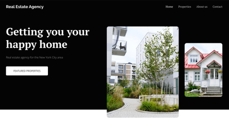 Real Estate Agency Website Template