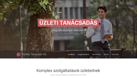 Üzleti tanácsadás sablon