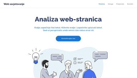 Predložak: Web savjetovanje