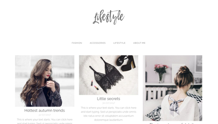 Lifestyle Blog Template