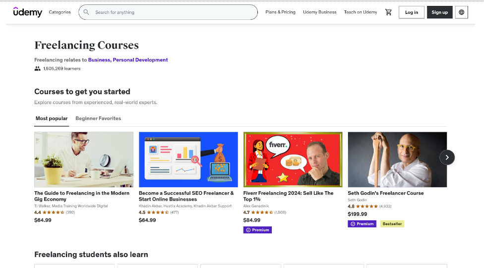 Freelancing courses