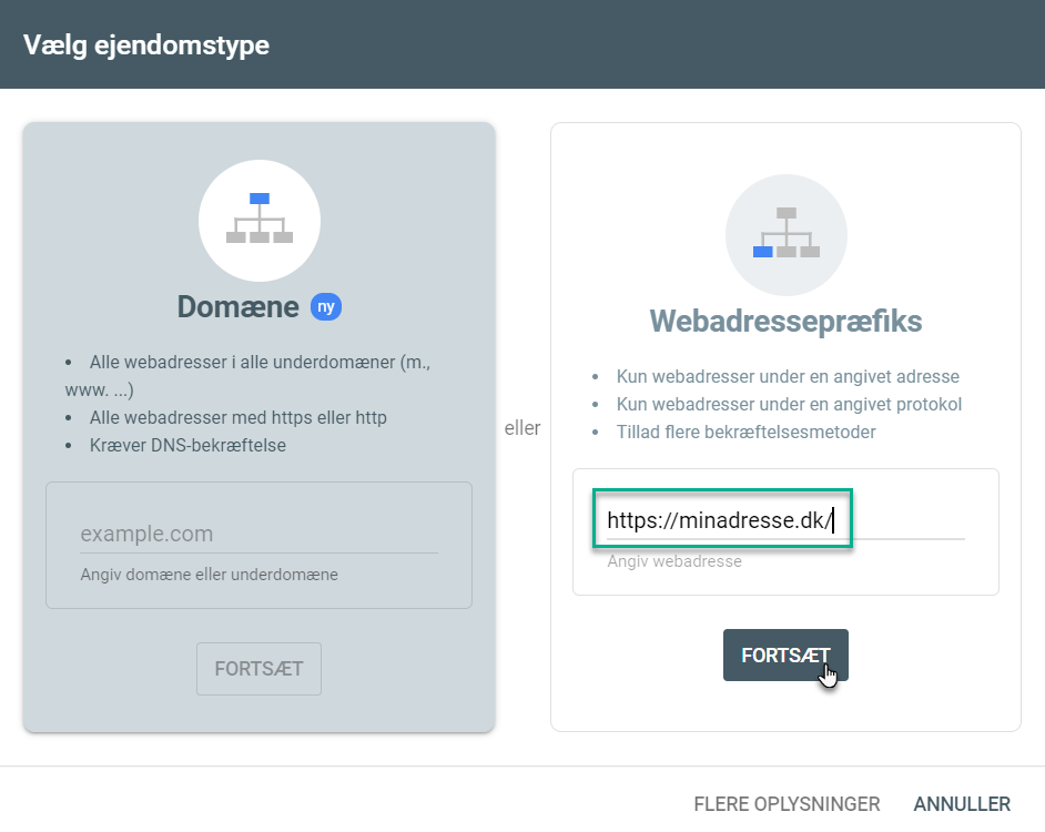 google search console